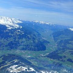 Flugwegposition um 13:29:35: Aufgenommen in der Nähe von Gemeinde Brandberg, 6290, Österreich in 2652 Meter